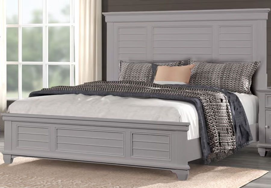 New Classic Jamestown Grey King Bed