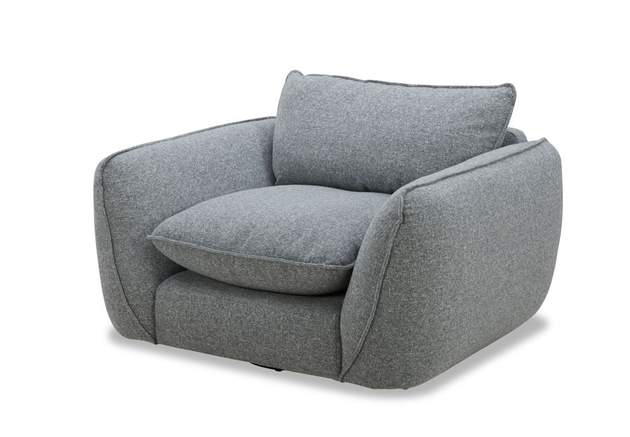 Nathan Swivel Chair Grey