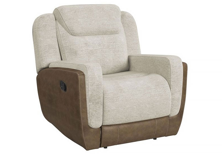 Elements Hornet Taupe Dual Power Recliner