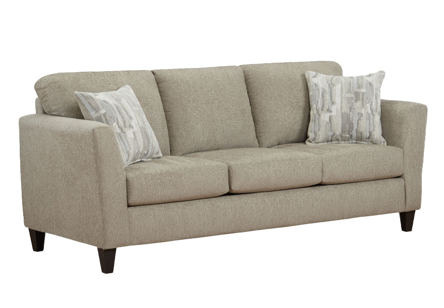 Affordable Furniture Listowel Oat Sofa With Accent Pillows