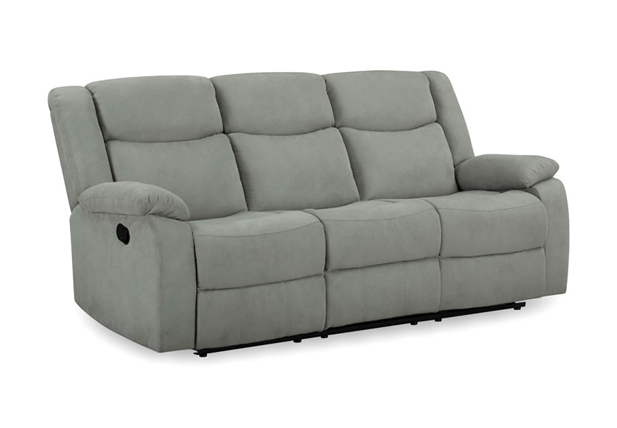 Lifestyles Cosmo Grey Manual Reclining Sofa