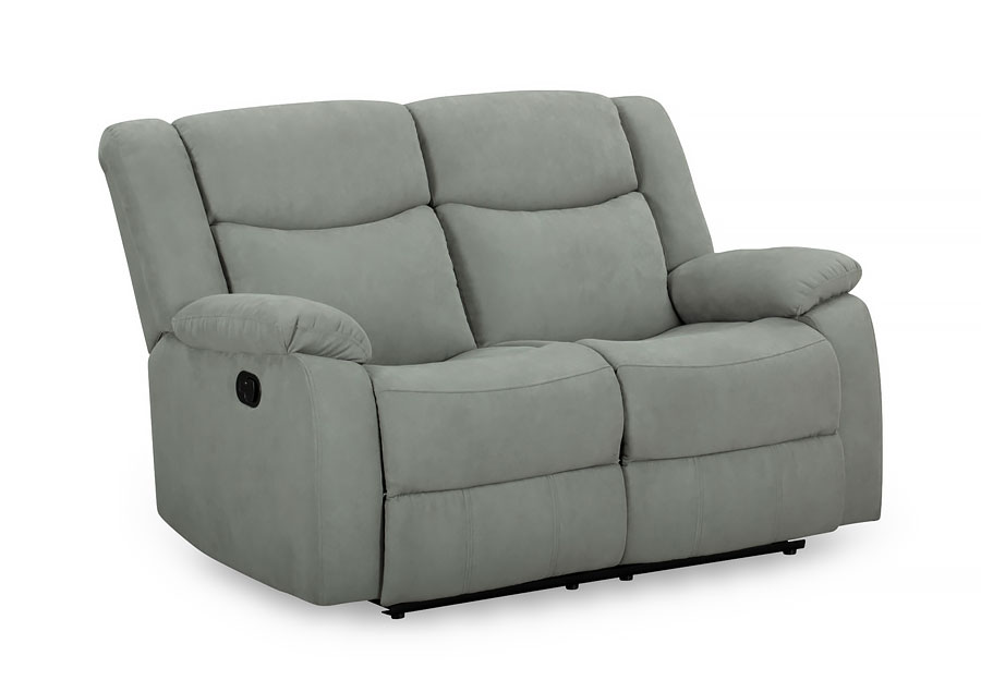 Lifestyles Cosmo Grey Manual Reclining Loveseat