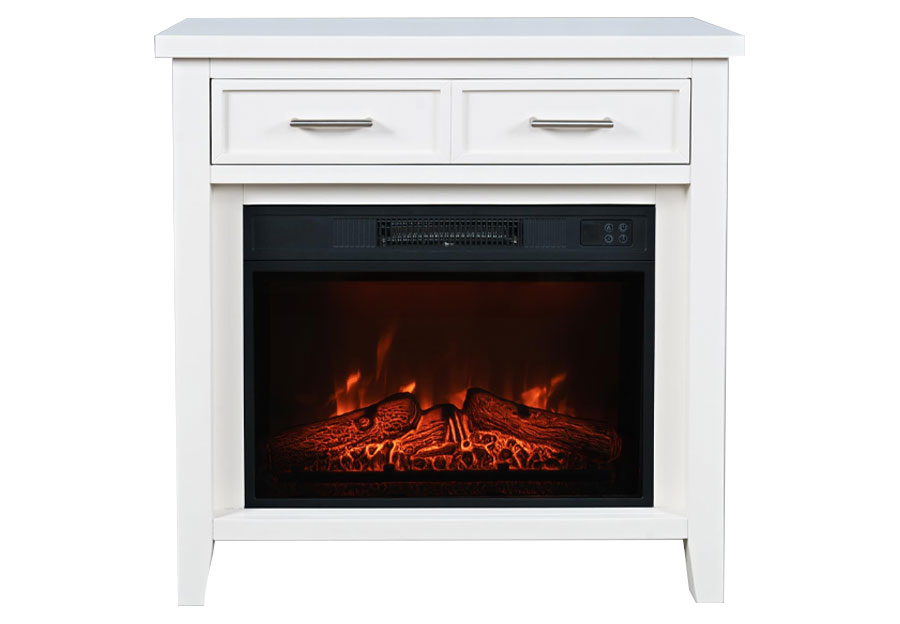 Urban Icon White 32" Fireplace