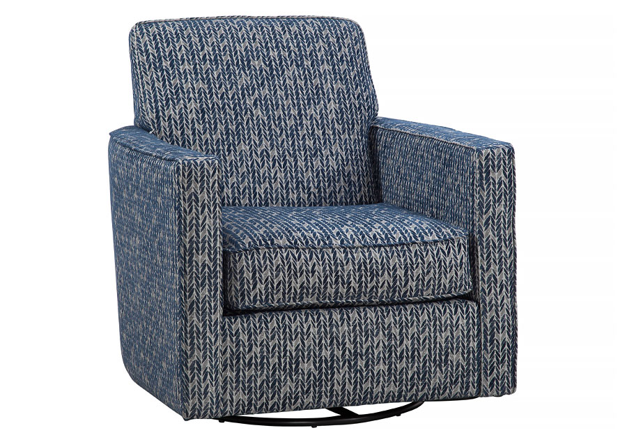 Behold Bowmore Navy Swivel Chair