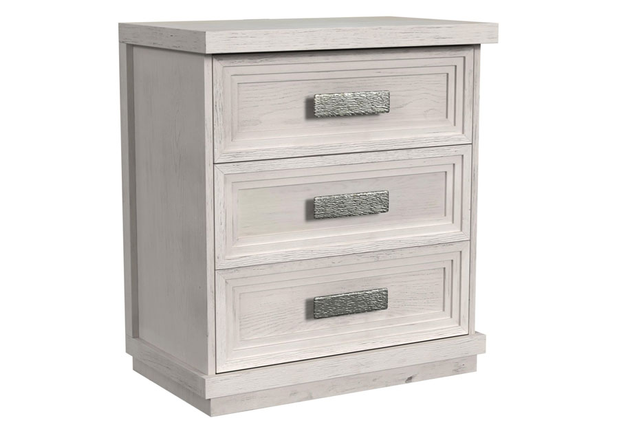 Elements Avalanche Three Drawer Nightstand