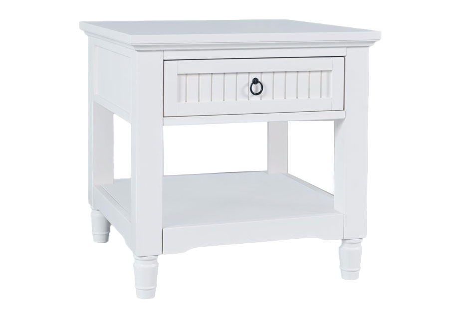 Jofran Westport White End Table