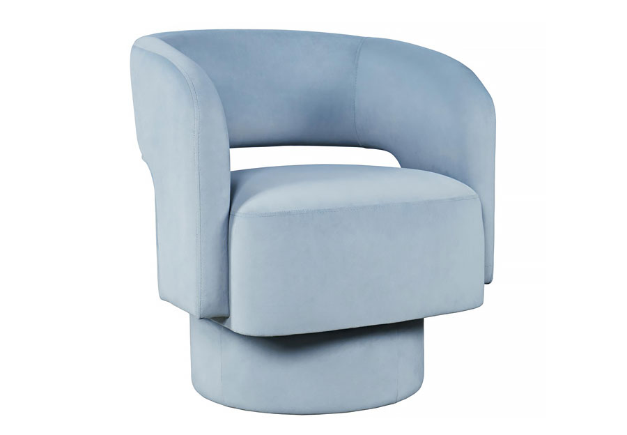 Jofran Sutton Blue Swivel Chair