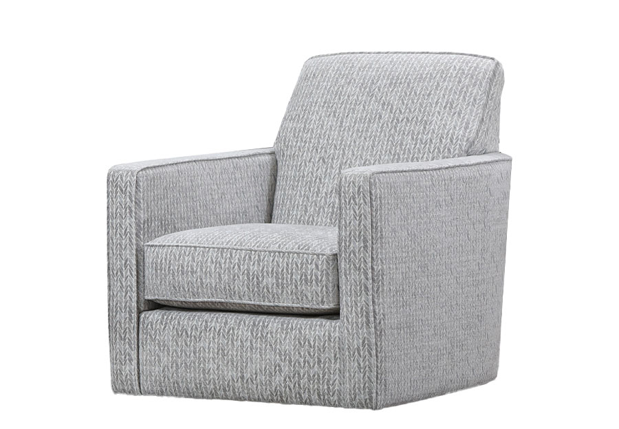 Behold Bowmore Grey Swivel Chair