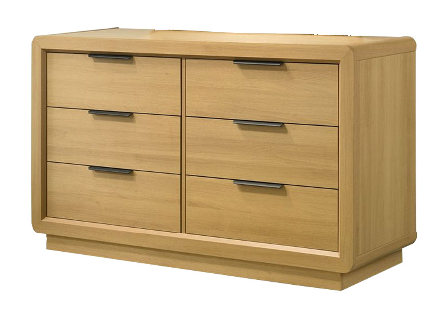 Lifestyle Harbor Natural Six Drawer Dresser