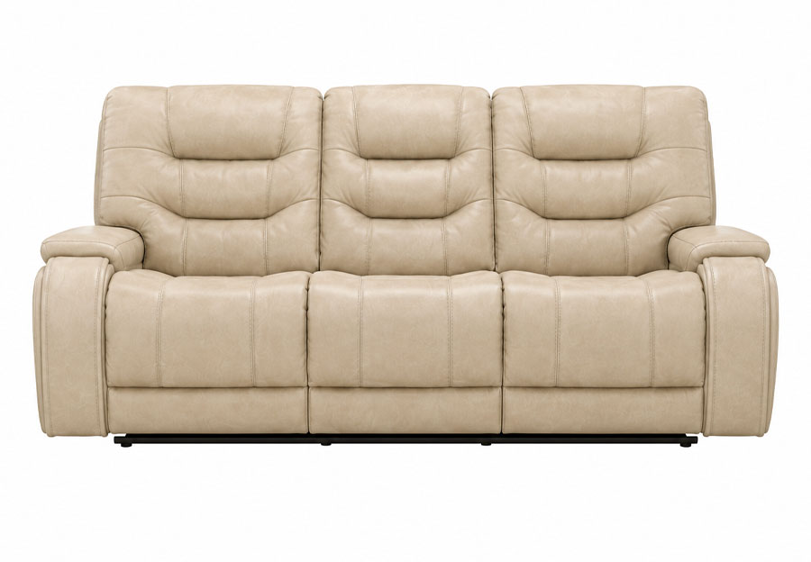 Lifestyles Cayman Beach Leather Match Manual Reclining Sofa