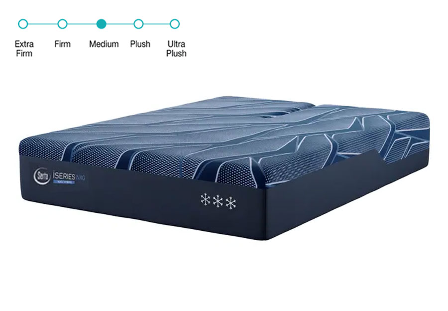 Serta iSeries NXG Hybrid Split Head Medium King Mattress