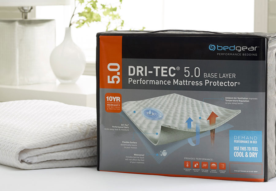Bedgear Dri-Tec Split Head Queen Mattress Protector 