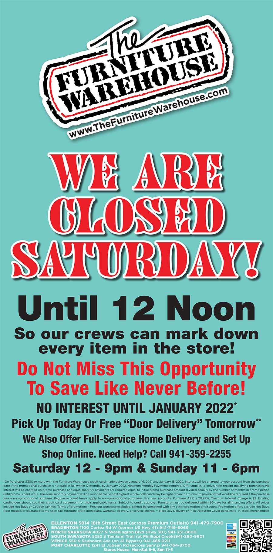 The Furniture Warehouse Weekly Ads Visit Our Showrooms For More Great