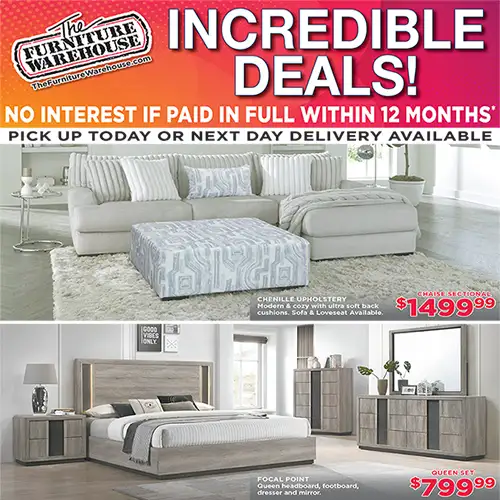 Shop Incredible Deals Now! Find the perfect pieces to complete your home with our special offers!