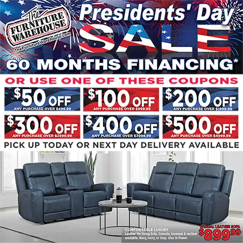 Presidents' Day Sale Extended! Refresh Your Home with Our Amazing Offers!