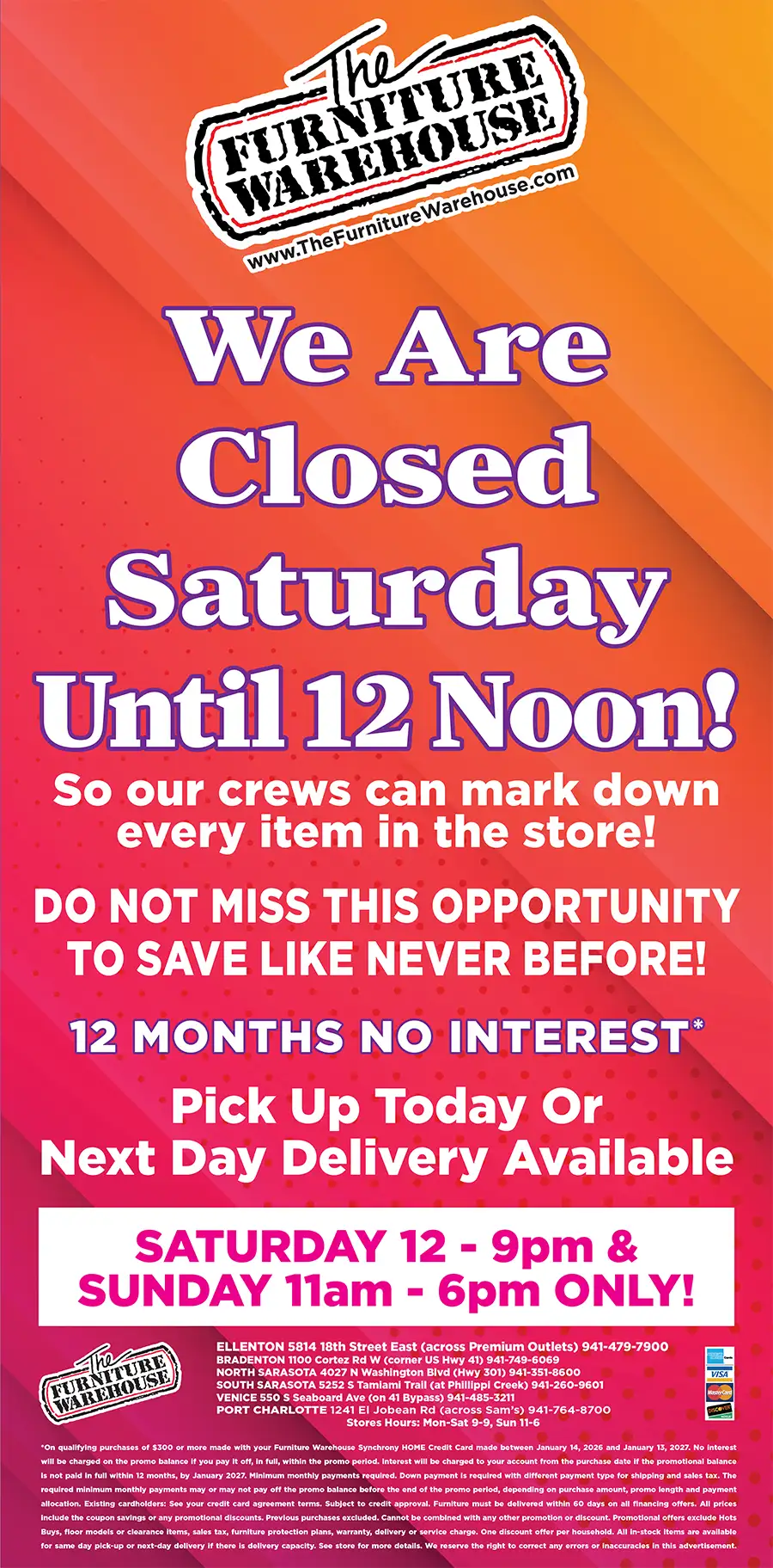 2-Day Storewide Sale! Everything must go – and everything is on sale!