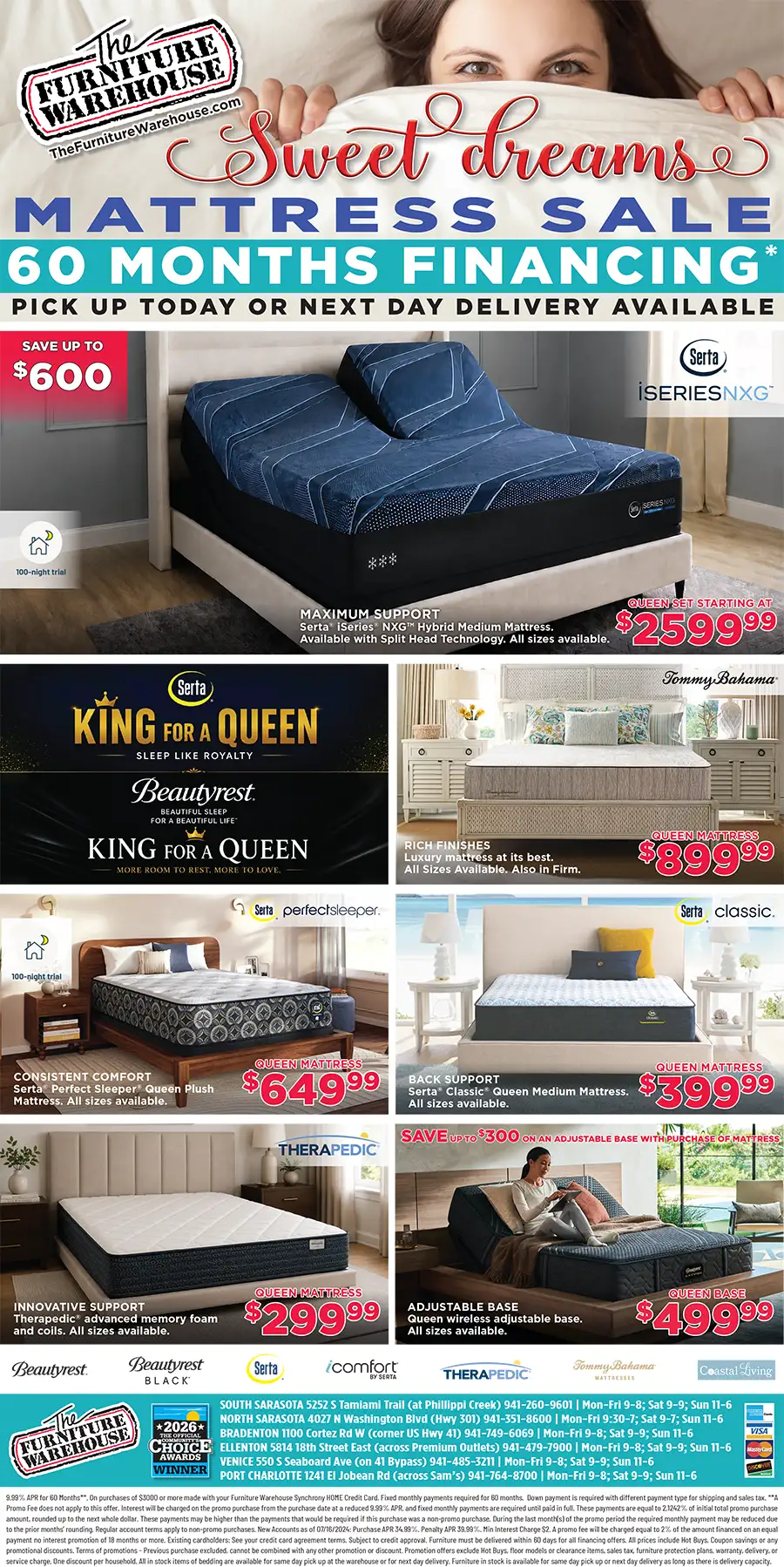 Sweet Dreams - Mattress Sale! Upgrade Your Sleep, Upgrade Your Life!