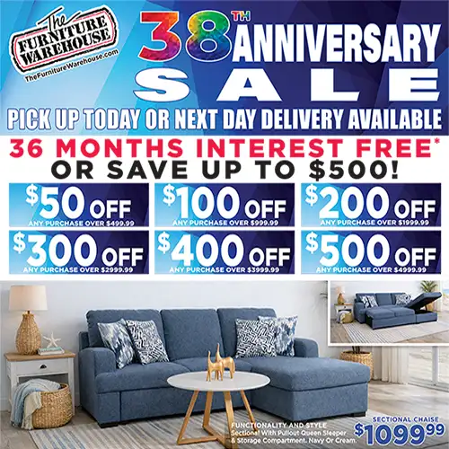 We're Celebrating 38 Years of Business by Offering You Incredible Savings!