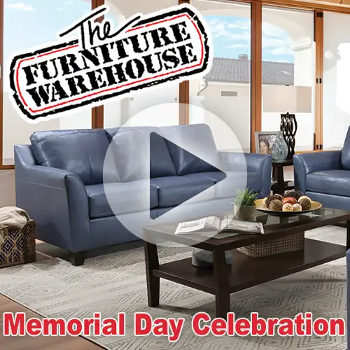YouTube Video - Memorial Day Celebration Sale! Save on Living Rooms, Bedrooms, Dining Rooms and More!