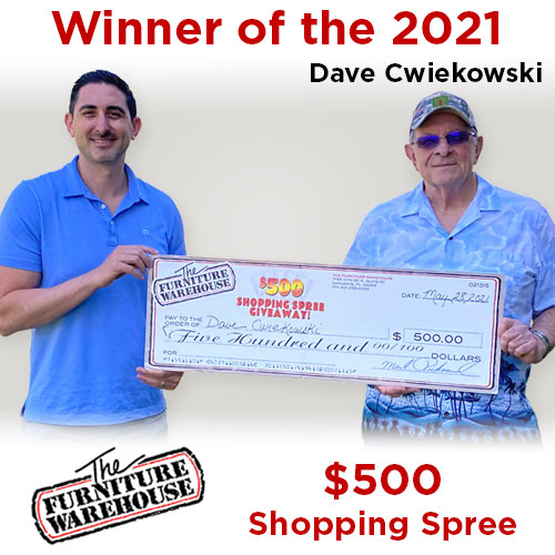 $500 Winner of 2021 Shopping Spree