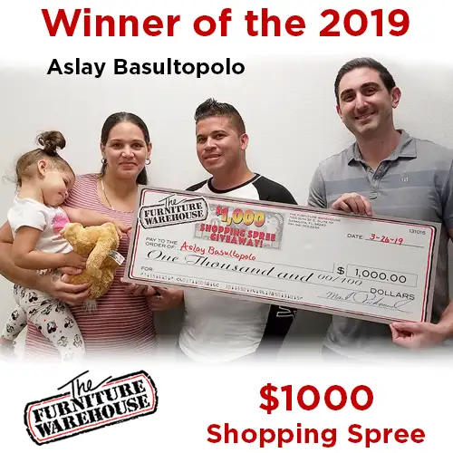 $1000 Winner of 2019 Shopping Spree