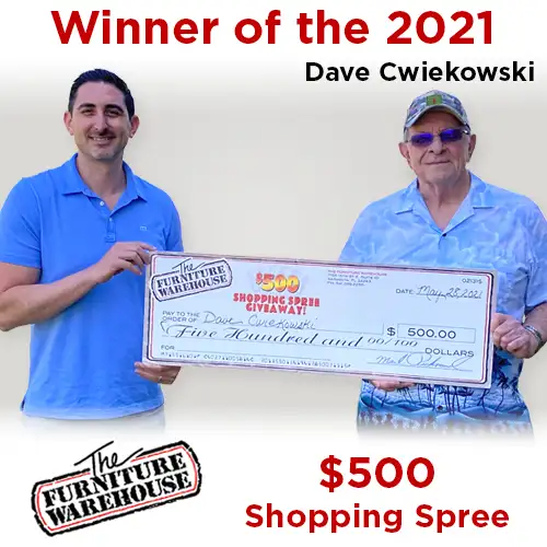 $500 Winner of 2021 Shopping Spree