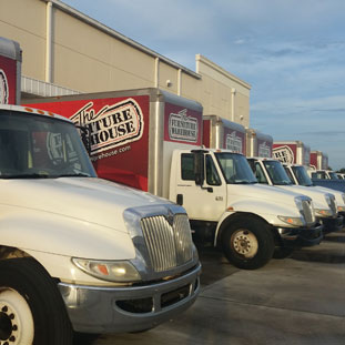 Furniture Warehouse Delivery Trucks