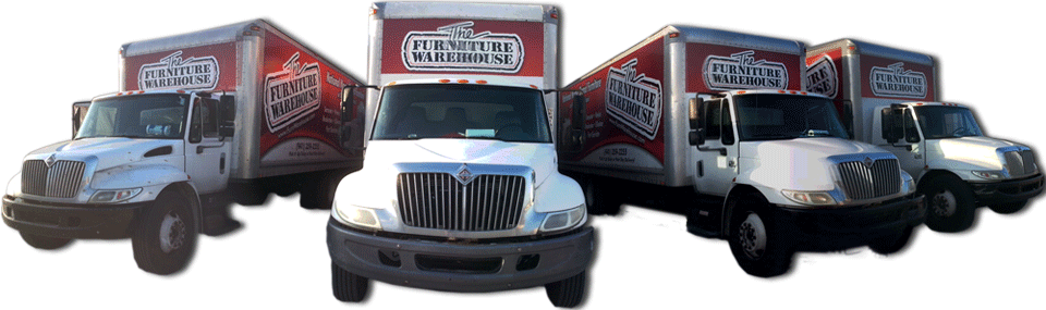 Furniture Warehouse delivery trucks